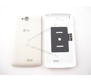 LG D390n F60 - Oryginalna klapka baterii biała (z NFC)