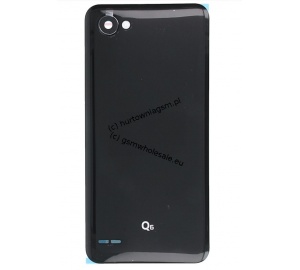 LG Q6 M700N - Oryginalna klapka baterii czarna