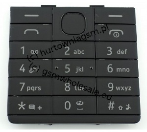 Nokia 515 - Oryginalna klawiatura czarna (1 SIM)