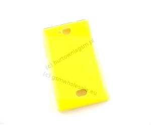 Nokia Asha 503 - Oryginalna klapka baterii żółta