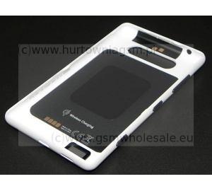 Nokia Lumia 820 - Oryginalna klapka baterii biała (z modułem ładowania indukcyjnego)