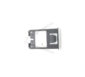 Nokia Lumia 925 - Oryginalna szufladka karty SIM srebrna