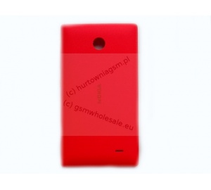 Nokia X/X+ - Oryginalna klapka baterii czerwona (jaskrawa)