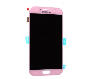 Samsung Galaxy A5 2017 SM-A520F - Oryginalny wyświetlacz z ekranem dotykowym różowy