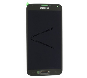 Samsung SM-G900F Galaxy S5/SM-G901F/SM-G900FD - Oryginalny front z wyświetlaczem i ekranem dotykowym złoty