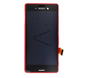 Sony Xperia M4 Aqua E2303/E2306/E2353 - Oryginalny front z wyświetlaczem i ekranem dotykowym Coral