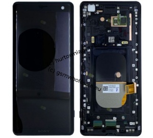 Sony Xperia XZ3 H8416/H9436/H9493 - Oryginalny front z wyświetlaczem i ekranem dotykowym czarny
