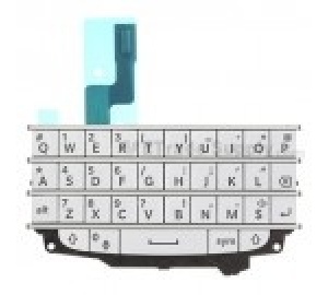 BlackBerry Q10 – Oryginalna klawiatura z płytką klawiatury biała