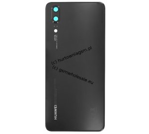 Huawei P20 (EML-LX9, EML-AL00) - Oryginalna klapka baterii czarna