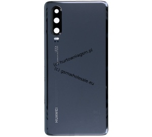 Huawei P30 (ELE-L09) - Oryginalna klapka baterii czarna
