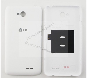 LG D320 L70/D280 L65 - Oryginalna klapka baterii biała (z NFC)