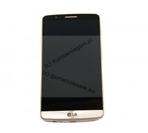 LG D855 G3 - Oryginalny front z wyświetlaczem i ekranem dotykowym złoty