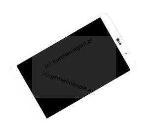 LG G Pad 8.3 - Oryginalny wyświetlacz z ekranem dotykowym biały