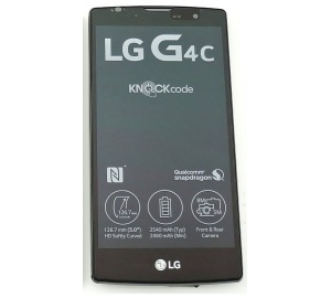LG G4c H525 - Oryginalny front z wyświetlaczem i ekranem dotykowym Silver