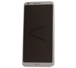 LG G6 H870 - Oryginalny front z wyświetlaczem i ekranem dotykowym Platinum Silver