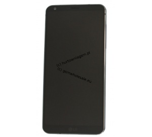 LG G6 H870 - Oryginalny front z wyświetlaczem i ekranem dotykowym czarny