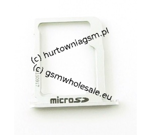 LG Zero H650E - Oryginalna szufladka karty MicroSD srebrna