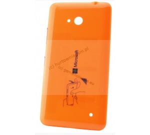 Microsoft Lumia 640 - Oryginalna klapka baterii pomarańczowa