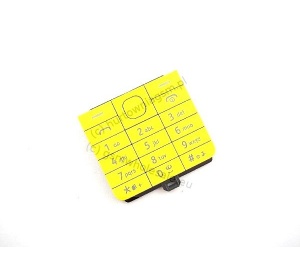 Nokia 220 - Oryginalna klawiatura żółta
