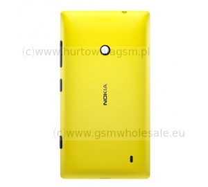 Klapka baterii żółta Nokia Lumia 520/525 [oryginalna]