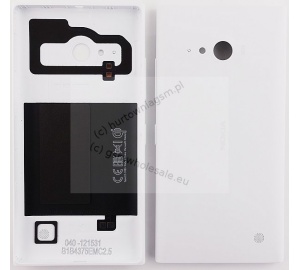 Nokia Lumia 735 - Oryginalna klapka baterii biała (z WLC)