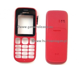 Nokia 101 - Oryginalna obudowa czerwona