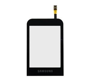 Samsung C3300 - Oryginalny ekran dotykowy czarny