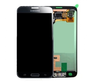 Samsung G800F Galaxy S5 mini - Oryginalny front z wyświetlaczem i ekranem dotykowym czarny