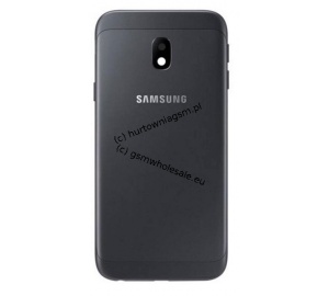 Samsung Galaxy J3 2017 Dual SIM SM-J330FDS - Oryginalna obudowa tylna (klapka baterii+korpus) czarna