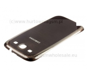 Samsung I9300 Galaxy S3 - Oryginalna klapka baterii brązowa