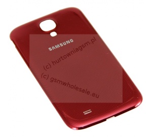 Samsung i9500/i9505 Galaxy S4 - Oryginalna klapka baterii czerwona