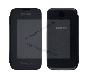Samsung i9500/i9505 Galaxy S4 - Oryginalny futerał Flip Cover czarny