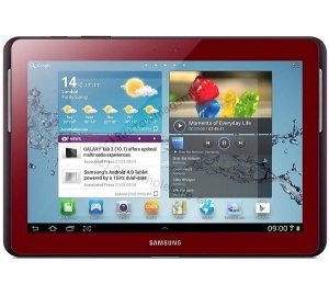 Samsung N8000 Galaxy Note 10.1/P5100 - Oryginalny ekran dotykowy czerwony