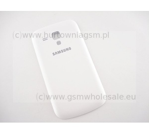 Samsung S7562 Galaxy S Dous/S7582 - Oryginalna klapka baterii biała