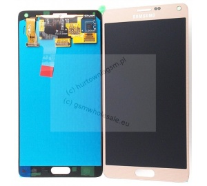 Samsung SM-N910F Galaxy Note 4 - Oryginalny wyświetlacz z ekranem dotykowym złoty