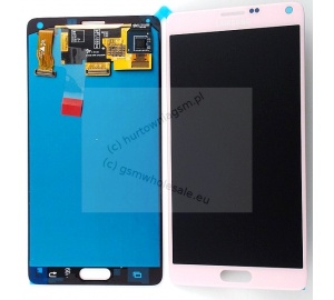 Samsung SM-N910F Galaxy Note 4 - Oryginalny wyświetlacz z ekranem dotykowym różowy