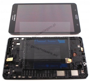 Samsung T235 Galaxy Tab 4 7.0 - Oryginalny front z wyświetlaczem i ekranem dotykowym czarny