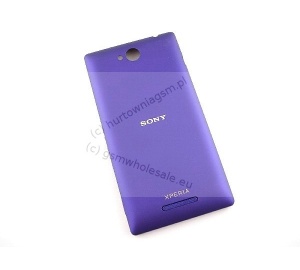 Sony Xperia C C2305 - Oryginalna klapka baterii fioletowa