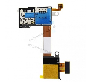 Sony Xperia M2 D2303/D2305/D2306 - Oryginalny czytnik karty SIM i MicroSD