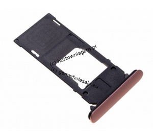 Sony Xperia XZ2 Compact H8314 - Oryginalna szufladka karty SIM różowa