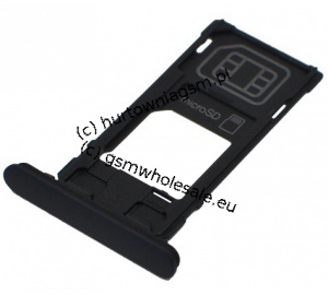 Sony Xperia XZ2 Compact H8314 - Oryginalna szufladka karty SIM czarna
